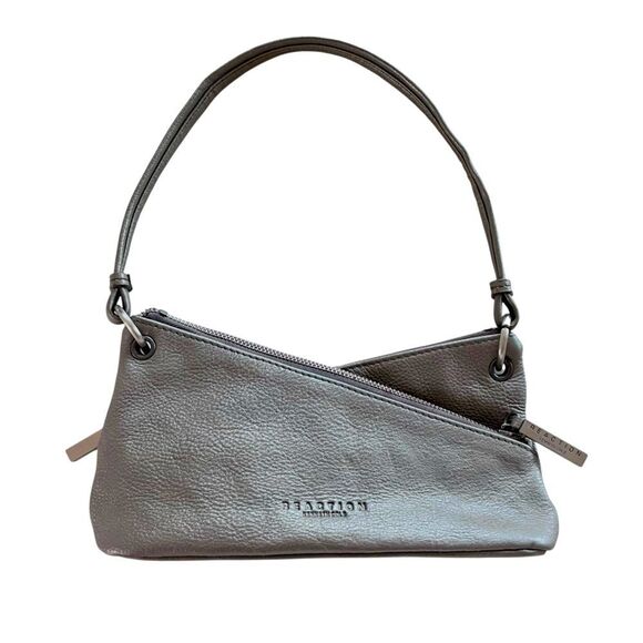 Vintage Y2K Silver Metallic Kenneth Cole Shoulder Bag Purse - Picture 1 of 8